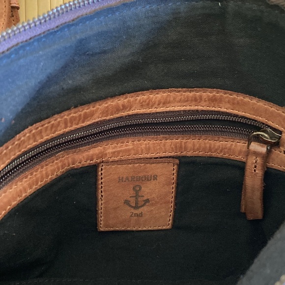 Harbour 2nd Brown "VERA" Leather Crossbody Bag in Cognac - Picture 6 of 10